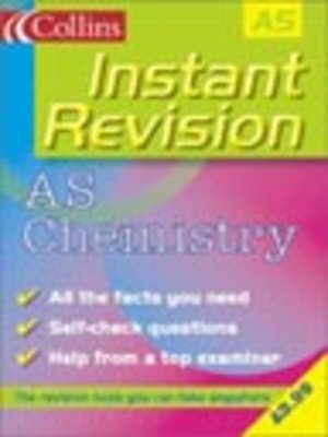 cover image of Instant Revision: AS Chemistry